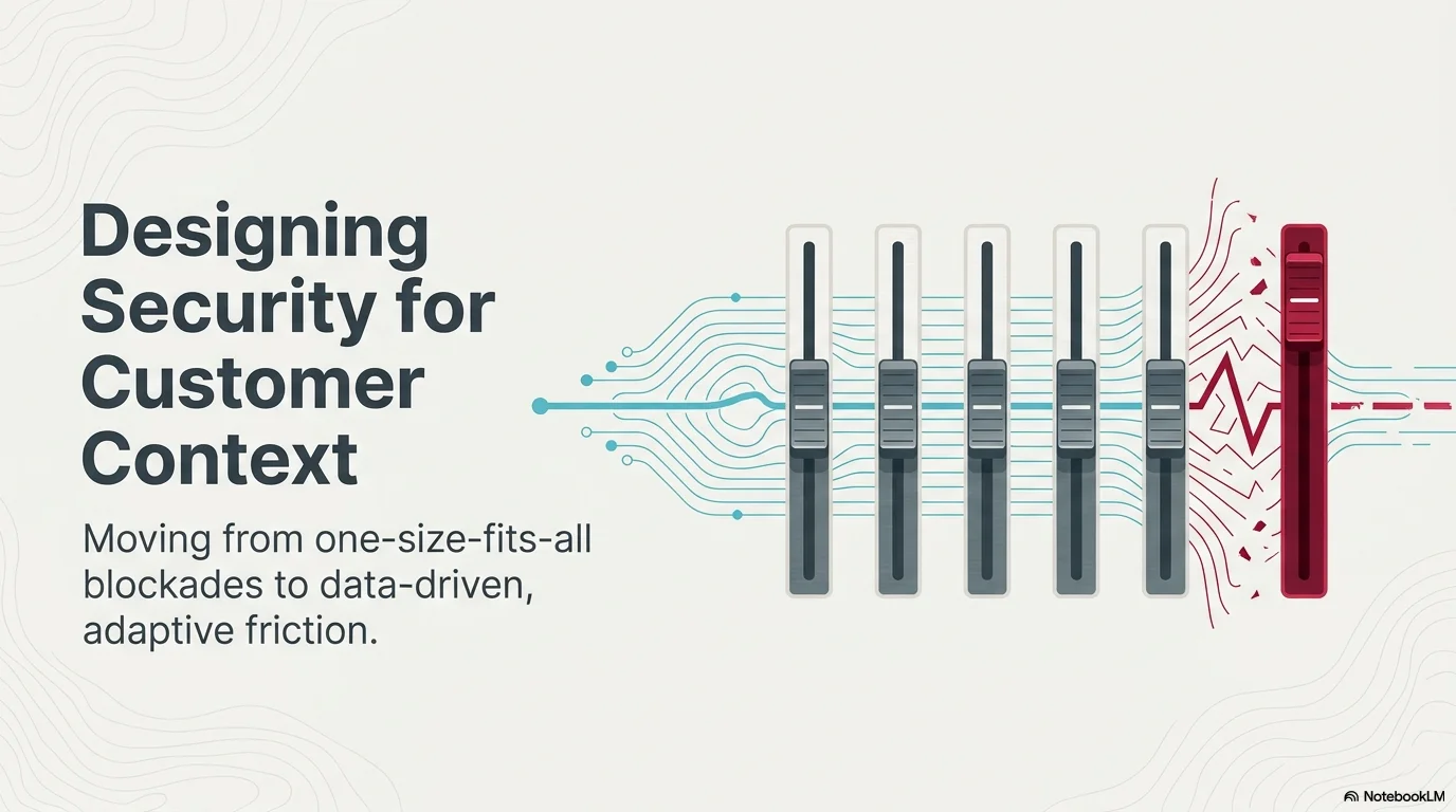 Security Controls Aren't Lacking — They're Inconvenient: Why Security Needs Customer Context
