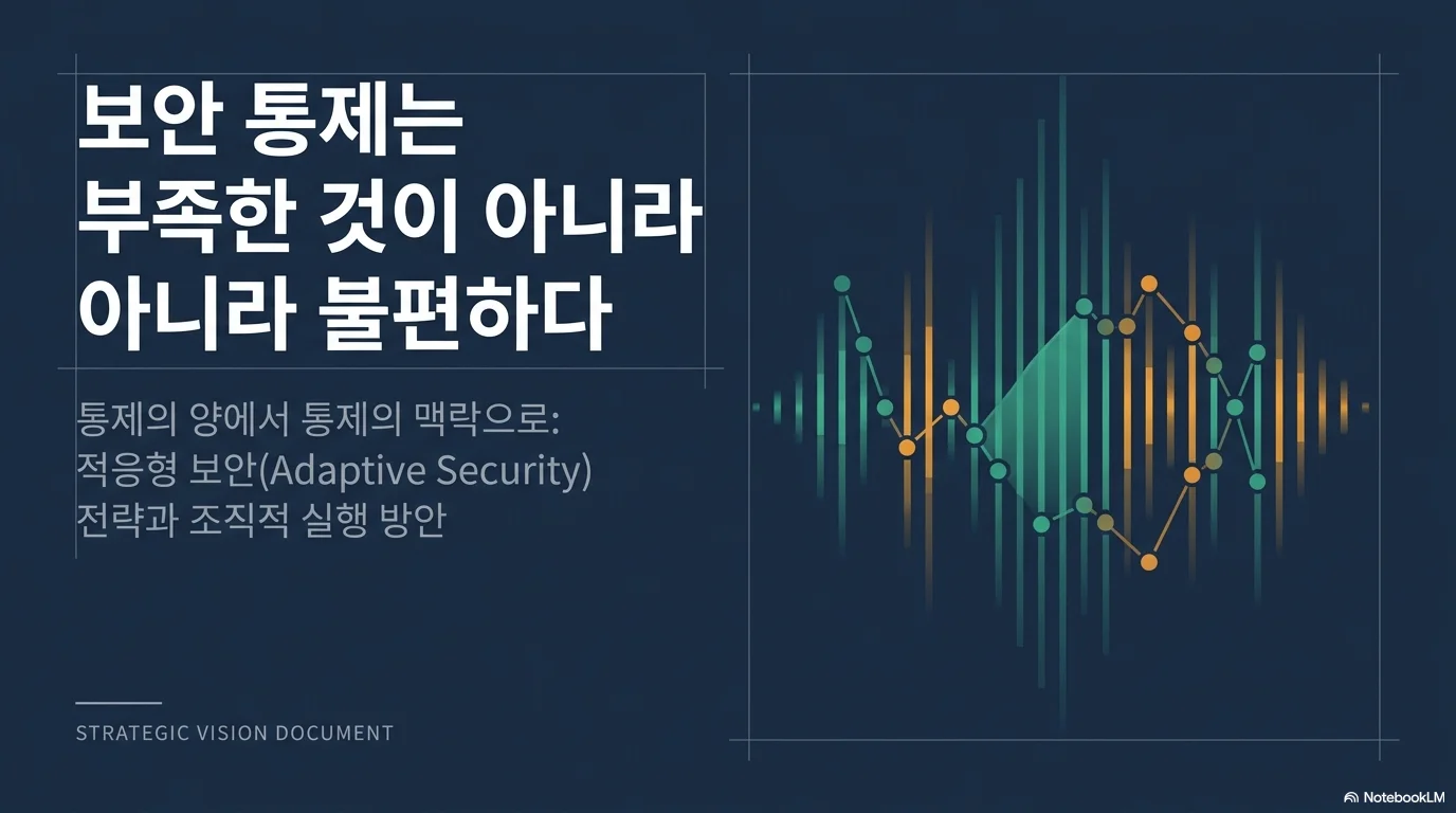보안 통제는 부족한 것이 아니라 불편하다 — 그래서 보안은 고객 맥락을 알아야 한다