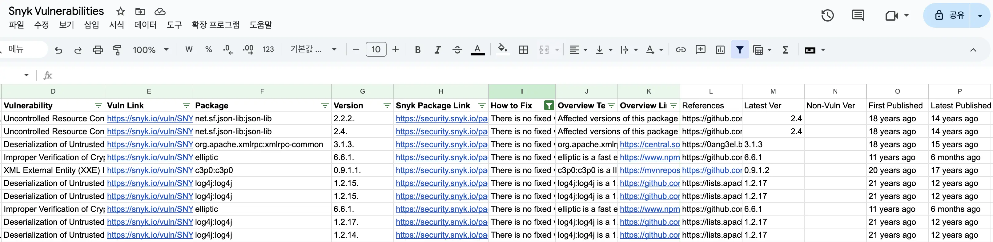 Output sheet